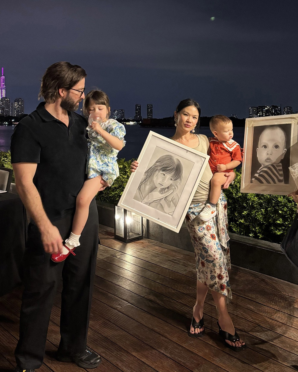 Celebration and sharing of the artworks